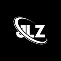 jlz-logo. jlz brief. jlz brief logo ontwerp. initialen jlz-logo gekoppeld aan cirkel en monogram-logo in hoofdletters. jlz typografie voor technologie, zaken en onroerend goed merk. vector