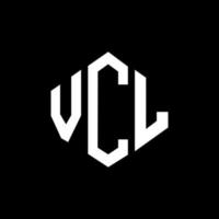 vcl letter logo-ontwerp met veelhoekvorm. vcl veelhoek en kubusvorm logo-ontwerp. vcl zeshoek vector logo sjabloon witte en zwarte kleuren. vcl-monogram, bedrijfs- en onroerendgoedlogo.