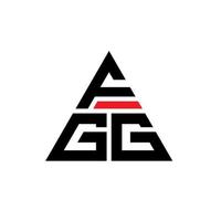 fgg driehoek brief logo ontwerp met driehoekige vorm. fgg driehoek logo ontwerp monogram. fgg driehoek vector logo sjabloon met rode kleur. fgg driehoekig logo eenvoudig, elegant en luxueus logo.