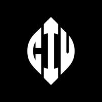 cit cirkel letter logo ontwerp met cirkel en ellipsvorm. cit ellipsletters met typografische stijl. de drie initialen vormen een cirkellogo. cit cirkel embleem abstracte monogram brief mark vector. vector