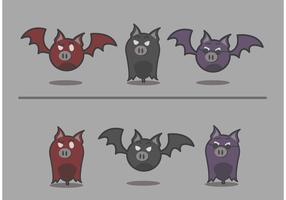 Bat mascotte vector