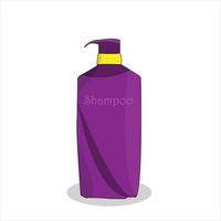 shampoofles met witte achtergrond, de beste cartoonist shampoofles vectorillustratie vector