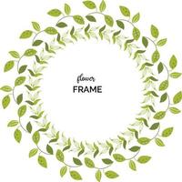 Floral frame ontwerp vector