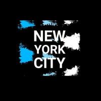 New York City schrijfontwerp, geschikt voor zeefdruk t-shirts, kleding, jassen en anderen vector