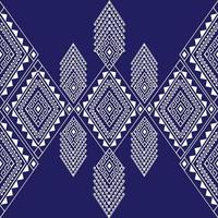 mooie borduurwerk.geometrische etnische oosterse patroon traditioneel op zwarte background.aztec stijl,abstract,vector,illustration.design voor textuur,stof,mode vrouwen dragen,kleding,print. vector