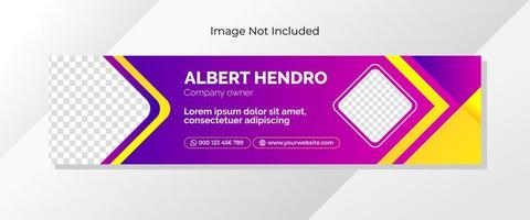 sjabloon voor gradiënt abstracte banner vector