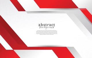 rood wit modern abstract ontwerp als achtergrond vector