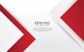 rood wit modern abstract ontwerp als achtergrond vector