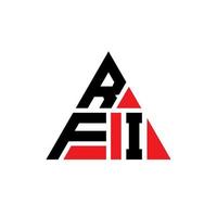rfi driehoek brief logo ontwerp met driehoekige vorm. rfi driehoek logo ontwerp monogram. rfi driehoek vector logo sjabloon met rode kleur. rfi driehoekig logo eenvoudig, elegant en luxueus logo.