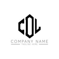 cdl letter logo-ontwerp met veelhoekvorm. cdl veelhoek en kubusvorm logo-ontwerp. cdl zeshoek vector logo sjabloon witte en zwarte kleuren. cdl-monogram, bedrijfs- en onroerendgoedlogo.
