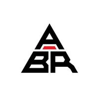 abr driehoek brief logo ontwerp met driehoekige vorm. abr driehoek logo ontwerp monogram. abr driehoek vector logo sjabloon met rode kleur. abr driehoekig logo eenvoudig, elegant en luxueus logo.