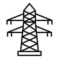 transmissie toren pictogramstijl vector