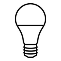 led-lamp pictogramstijl vector