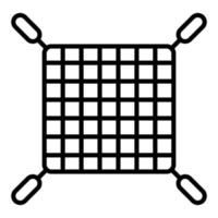 cast net pictogramstijl vector