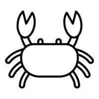 krab pictogramstijl vector