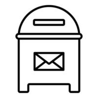 po box pictogramstijl vector