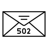 postcode pictogramstijl vector