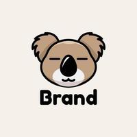 eenvoudige kawaii cartoon schattige koala activiteit illustratie vector