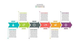 presentatie zakelijke infographic sjabloon vector