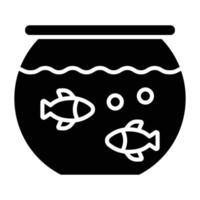 aquarium pictogramstijl vector