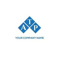 atp brief logo ontwerp op witte achtergrond. atp creatieve initialen brief logo concept. atp brief ontwerp. vector