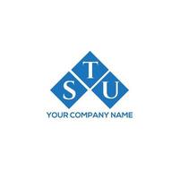 stu brief logo ontwerp op witte achtergrond. stu creatieve initialen brief logo concept. stu brief ontwerp. vector