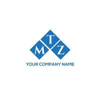 mtz brief logo ontwerp op witte achtergrond. mtz creatieve initialen brief logo concept. mtz brief ontwerp. vector