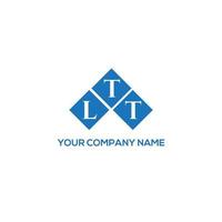 LTT brief logo ontwerp op witte achtergrond. ltt creatieve initialen brief logo concept. ltt-briefontwerp. vector