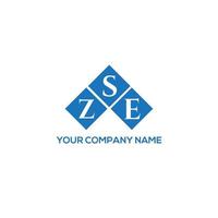 zse brief logo ontwerp op witte achtergrond. zse creatieve initialen brief logo concept. zse brief ontwerp. vector