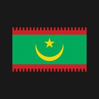 Mauritanië vlag vector. nationale vlag vector