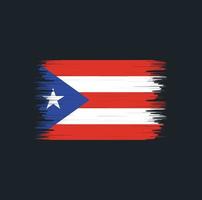 Puerto Rico vlag borstel. nationale vlag vector