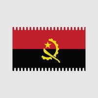 Angola vlag vector. nationale vlag vector