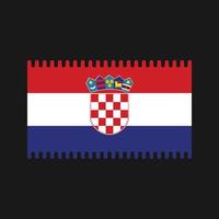 Kroatië vlag vector. nationale vlag vector