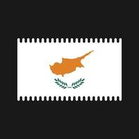 cyprus vlag vector. nationale vlag vector