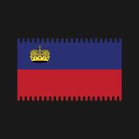 Liechtenstein vlag vector. nationale vlag vector