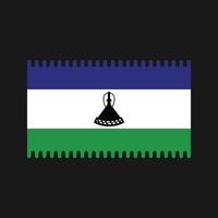 lesotho vlag vector. nationale vlag vector