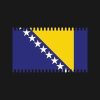 bosnië vlag vector. nationale vlag vector