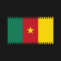 Kameroen vlag vector. nationale vlag vector