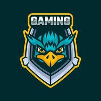 illustratie vectorafbeelding van vogelgaming, goed voor logo-ontwerp vector