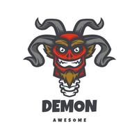 illustratie vectorafbeelding van demon, goed voor logo-ontwerp vector
