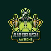 illustratie vectorafbeelding van airbrush, goed voor logo-ontwerp vector