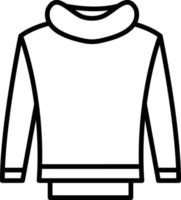 sweatshirt overzicht icoon vector