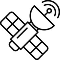 pictogram satellietoverzicht vector