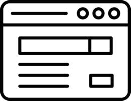 pictogram voor browsen vector