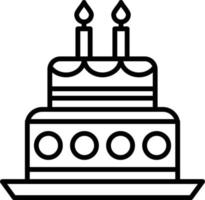 verjaardag overzicht icoon vector
