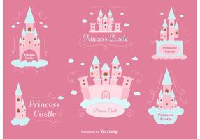 Prinses Kasteel Vector Set