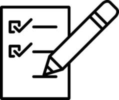 pictogram testoverzicht vector