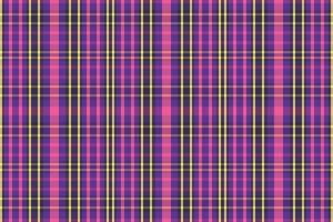 tartan geruite patroon met textuur en retro kleur. vector