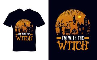 halloween soort citaten t-shirt sjabloonontwerp voor halloween dag en pod business vector