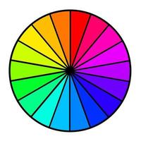 kleurenwiel palet vector ontwerp